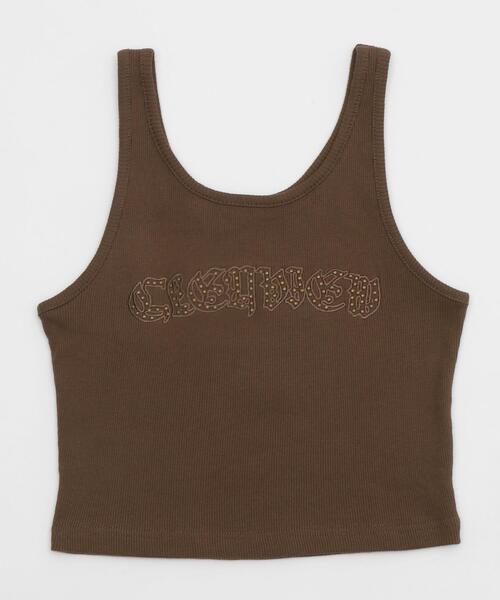 WEGO(ウィゴー)の「WEGO/スタッズグラフィックタンク(タンクトップ・レディース・スミクロ/ブラウン・FREE)」の22枚目の写真