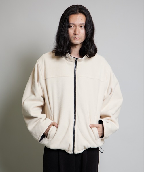 2WAYナイロンテック×フリースリバーシブルブルゾン（ブルゾン）｜MandO