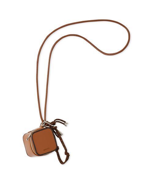 emmi（エミ）の「キューブマルチチャーム（ショルダーバッグ・レディース・キャメル/ネイビー/ブルー・F）」の21枚目の写真