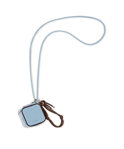 emmi（エミ）の「キューブマルチチャーム（ショルダーバッグ・レディース・キャメル/ネイビー/ブルー・F）」の22枚目の写真