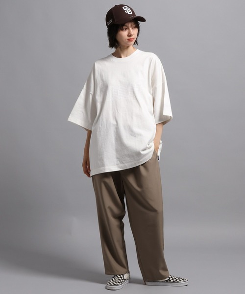 GEORGE'S（ジョージズ）の「GSデプト Tシャツ（Tシャツ/カットソー・メンズ・ブラック/オフホワイト/パープル・LARGE/MEDIUM）」の5枚目の写真