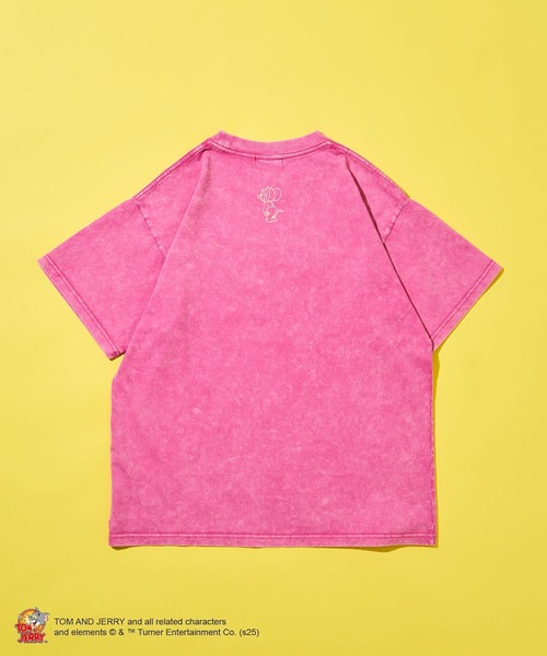 Tom＆Jerry（トムアンドジェリー）の「TOM and JERRY/トムとジェリー ジェリーTEE（Tシャツ/カットソー・レディース・ライトグレー/ピンク・M/L）」の10枚目の写真