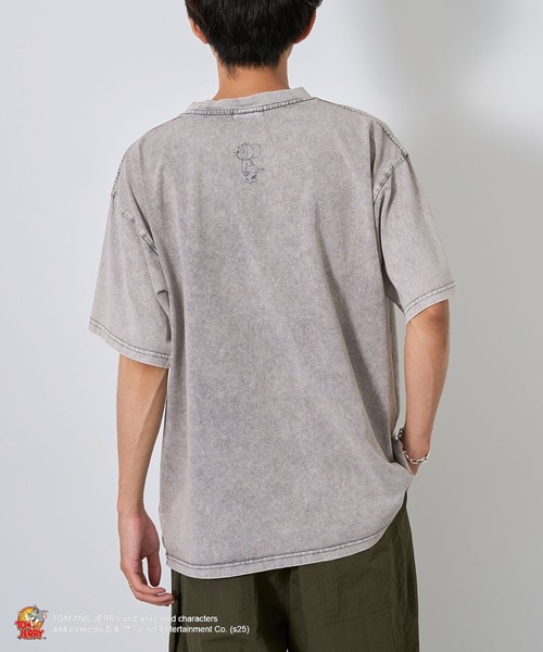 Tom＆Jerry（トムアンドジェリー）の「TOM and JERRY/トムとジェリー ジェリーTEE（Tシャツ/カットソー・レディース・ライトグレー/ピンク・M/L）」の20枚目の写真