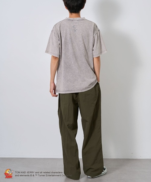 Tom＆Jerry（トムアンドジェリー）の「TOM and JERRY/トムとジェリー ジェリーTEE（Tシャツ/カットソー・レディース・ライトグレー/ピンク・M/L）」の22枚目の写真