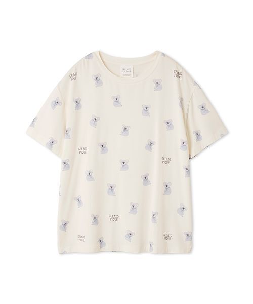 ジェラートピケ　コアラ　　パジャマ　新品　タグあり ジェラートピケ レディース コアラ柄Tシャツ ジェラピケ