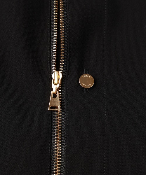 CULLNI（クルニ）の「Double Cloth Zip Up Shirt（シャツ/ブラウス・メンズ・ブラック/バーガンディー・2/1/0）」の5枚目の写真