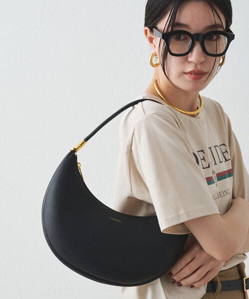 LOUNGEDRESS（ラウンジドレス）の「【SINBONO】Zoey Shoulder Crossbody Bag BK（トートバッグ・レディース・ブラック・FREE）」の3枚目の写真