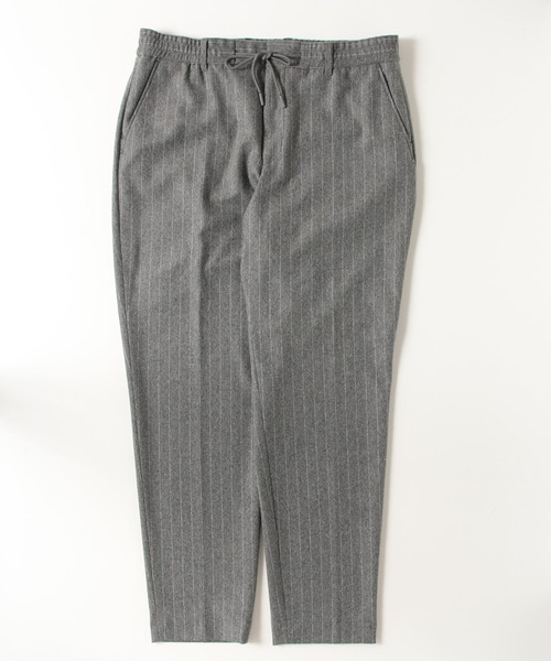BOSS(ボス)の「テーパードフィットパンツ ブラッシュド ストレッチフランネル(その他パンツ・メンズ・ダークブルー/グレー・54/46/52/50/48/44)」の2枚目の写真