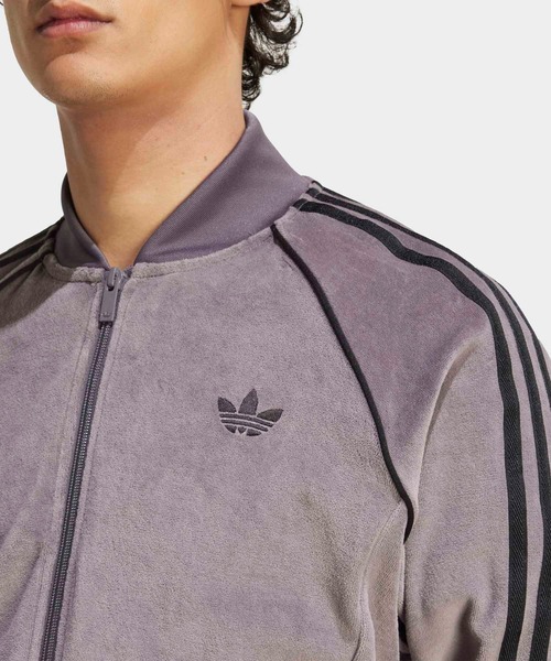 adidas(アディダス)の「SST アディカラー ベロア トラックトップ / ジャージ / トラックジャケット / アディダスオリジナルス adidas Originals(ジャージ・メンズ・ブラウン/ブラック/ブルー/グレー/グリーン・X-SMALL/XX-SMALL/5XL/3XL/XX-LARGE/X-LARGE/LARGE/MEDIUM/SMALL/4XL)」の16枚目の写真