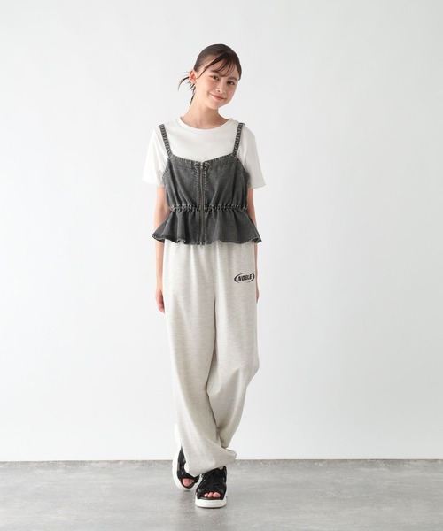 GLOBAL WORK（グローバルワーク）の「トクトク3セット/デニム＋Tシャツ/575581（つなぎ/オールインワン・キッズ・ブルー/ブラック・130cm/140cm/150cm/160cm）」の20枚目の写真