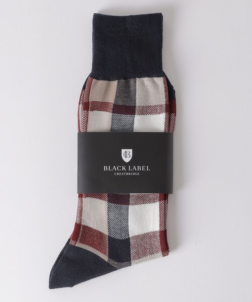 BLACK LABEL CRESTBRIDGE（ブラックレーベル・クレストブリッジ）の「クレストブリッジチェックソックス（ソックス/靴下・メンズ・ベージュ系その他6/ベージュ系その他/ダークブラウン/ブラック/レッド系その他2・FREE）」の4枚目の写真