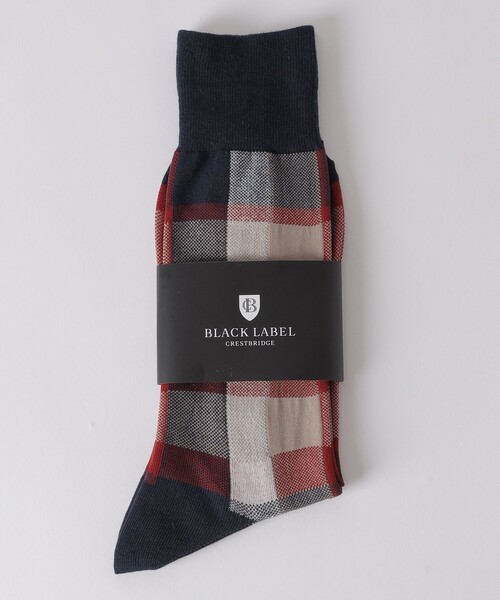 BLACK LABEL CRESTBRIDGE（ブラックレーベル・クレストブリッジ）の「クレストブリッジチェックソックス（ソックス/靴下・メンズ・ベージュ系その他6/ベージュ系その他/ダークブラウン/ブラック/レッド系その他2・FREE）」の5枚目の写真