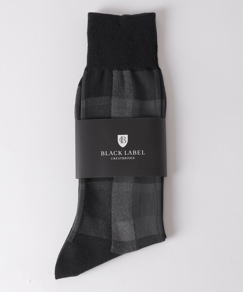 BLACK LABEL CRESTBRIDGE（ブラックレーベル・クレストブリッジ）の「クレストブリッジチェックソックス（ソックス/靴下・メンズ・ベージュ系その他6/ベージュ系その他/ダークブラウン/ブラック/レッド系その他2・FREE）」の2枚目の写真