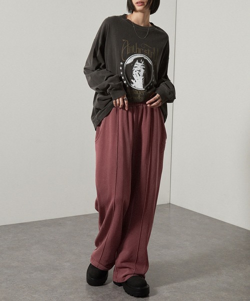 セール】【Alfred Alex】ヴィンテージ加工ピグメントダメージパッチ