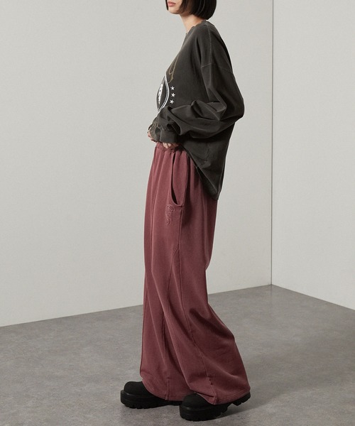 セール】【Alfred Alex】ヴィンテージ加工ピグメントダメージパッチ