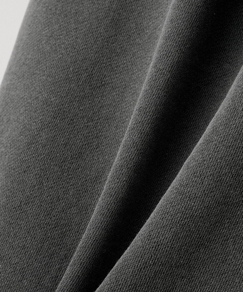 Alfred Alex（アルフレッドアレックス）の「【Alfred Alex】ヴィンテージ加工ピグメントダメージパッチロゴドロストカーブスウェットパンツ【セットアップ対応】（スウェットパンツ・メンズ・ブラック/ワインレッド/チャコール/グレイッシュブルー・S/M/L）」の18枚目の写真