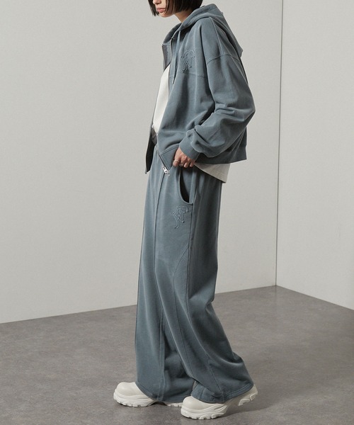 セール】【Alfred Alex】ヴィンテージ加工ピグメントダメージパッチ