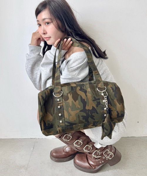 セール】星型チャーム付きボストンバッグ（ボストンバッグ）｜SOLLON