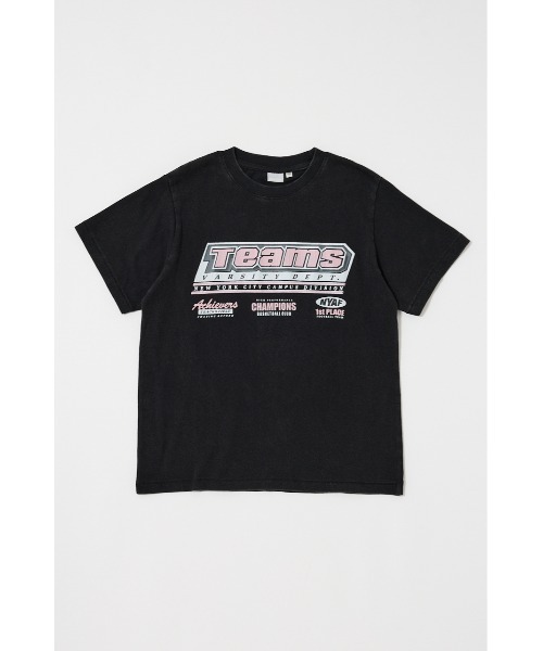 MOUSSY（マウジー）の「TEAMS NYC Tシャツ（Tシャツ/カットソー・レディース・ホワイト/ライトブラック/レッド/ピンク・FREE）」の5枚目の写真