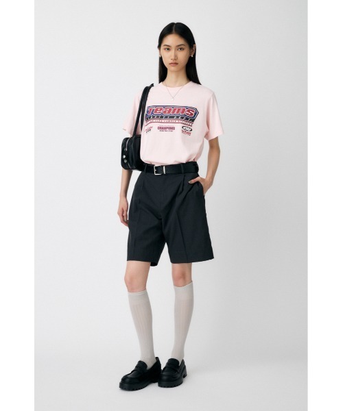 MOUSSY（マウジー）の「TEAMS NYC Tシャツ（Tシャツ/カットソー・レディース・ホワイト/ライトブラック/レッド/ピンク・FREE）」の8枚目の写真