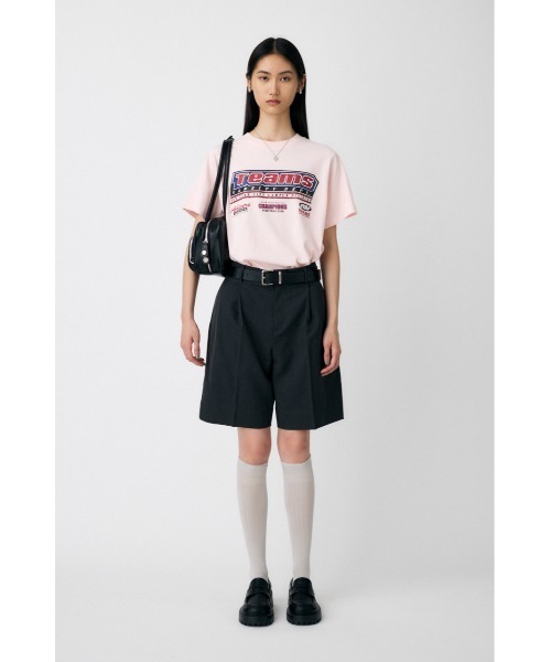 MOUSSY（マウジー）の「TEAMS NYC Tシャツ（Tシャツ/カットソー・レディース・ホワイト/ライトブラック/レッド/ピンク・FREE）」の9枚目の写真