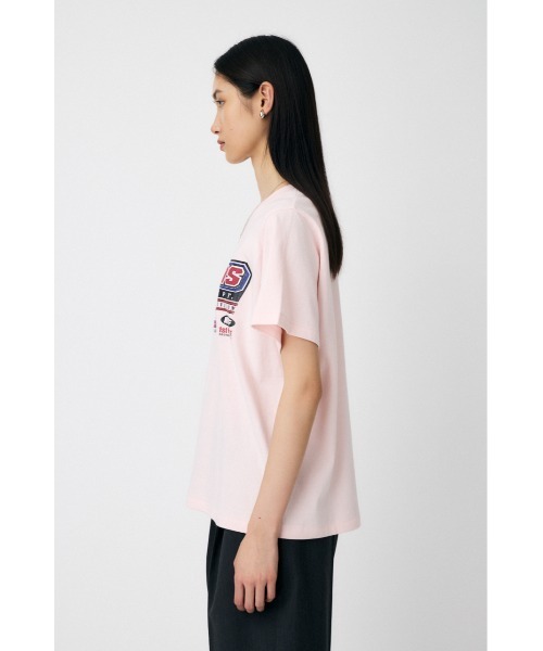 MOUSSY（マウジー）の「TEAMS NYC Tシャツ（Tシャツ/カットソー・レディース・ホワイト/ライトブラック/レッド/ピンク・FREE）」の12枚目の写真