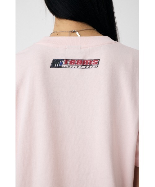 MOUSSY（マウジー）の「TEAMS NYC Tシャツ（Tシャツ/カットソー・レディース・ホワイト/ライトブラック/レッド/ピンク・FREE）」の15枚目の写真