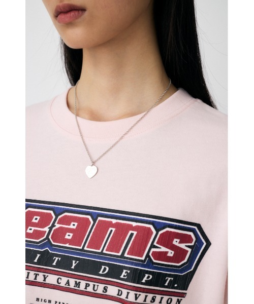 MOUSSY（マウジー）の「TEAMS NYC Tシャツ（Tシャツ/カットソー・レディース・ホワイト/ライトブラック/レッド/ピンク・FREE）」の16枚目の写真