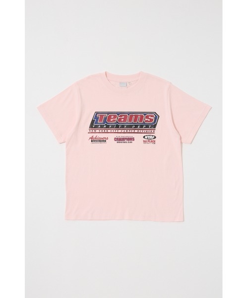 MOUSSY（マウジー）の「TEAMS NYC Tシャツ（Tシャツ/カットソー・レディース・ホワイト/ライトブラック/レッド/ピンク・FREE）」の19枚目の写真