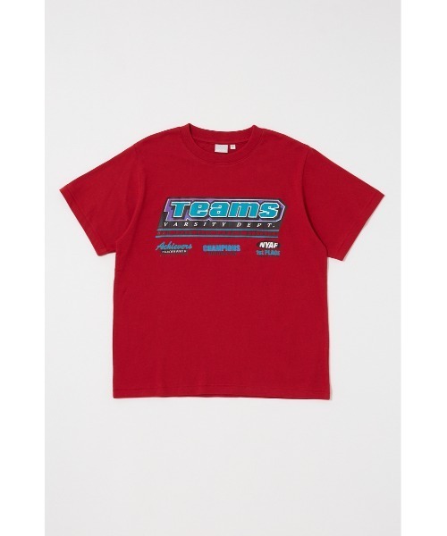 MOUSSY（マウジー）の「TEAMS NYC Tシャツ（Tシャツ/カットソー・レディース・ホワイト/ライトブラック/レッド/ピンク・FREE）」の21枚目の写真