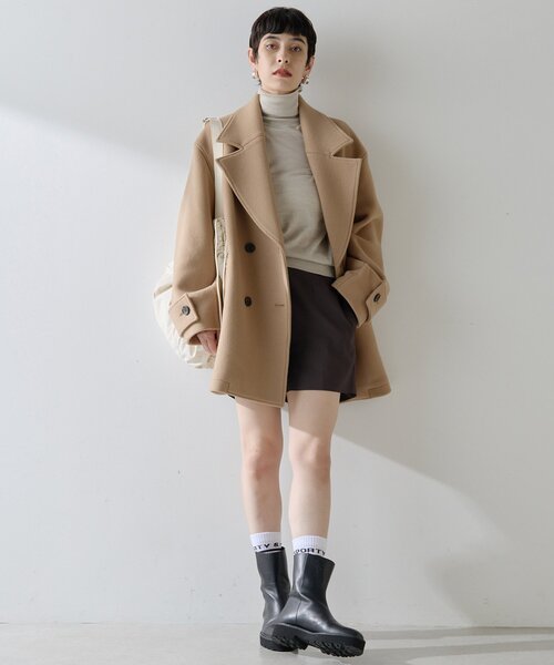 TIME IS ON タイムイズオン ビーコート Pコート ダブルフェイスPコート（ピーコート）｜Omekashi（オメカシ）の