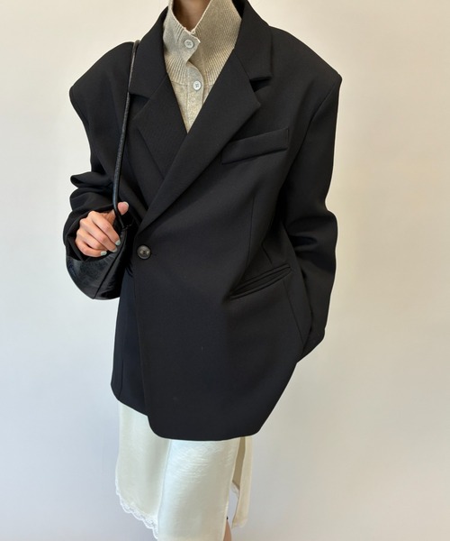 セール】2WAYボクシーテーラードジャケット（テーラードジャケット