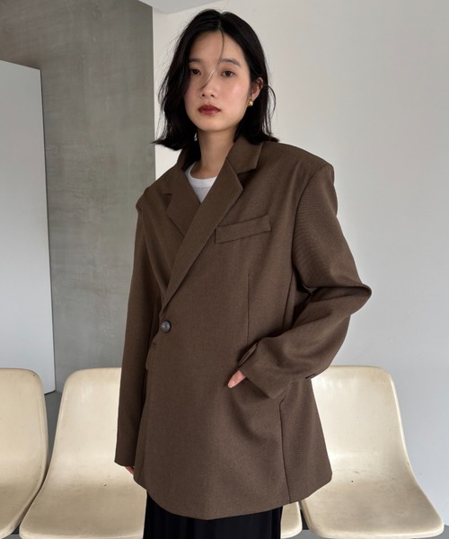 セール】2WAYボクシーテーラードジャケット（テーラードジャケット