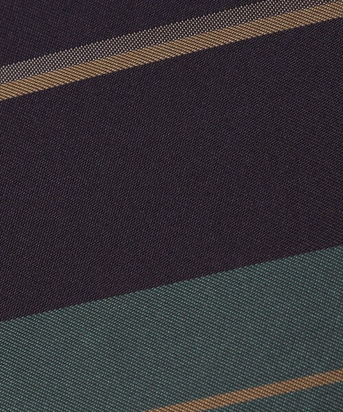 SHIPS（シップス）の「SHIPS: シルク カスミ サテン マルチ ストライプ ネクタイ（ネクタイ・メンズ・ベージュ系その他/ネイビー/スカイブルー・1）」の4枚目の写真