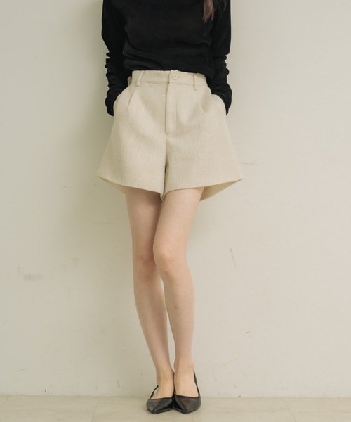 NEUNA(ヌナ)の「【セットアップ可能!】ツイードハーフパンツ(その他パンツ・レディース・ブラック/ブルー/アイボリー・FREE)」の15枚目の写真