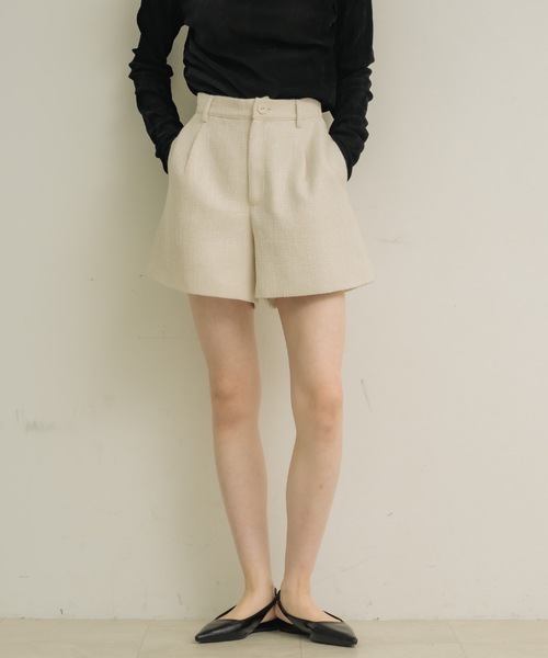 NEUNA(ヌナ)の「【セットアップ可能!】ツイードハーフパンツ(その他パンツ・レディース・ブラック/ブルー/アイボリー・FREE)」の14枚目の写真