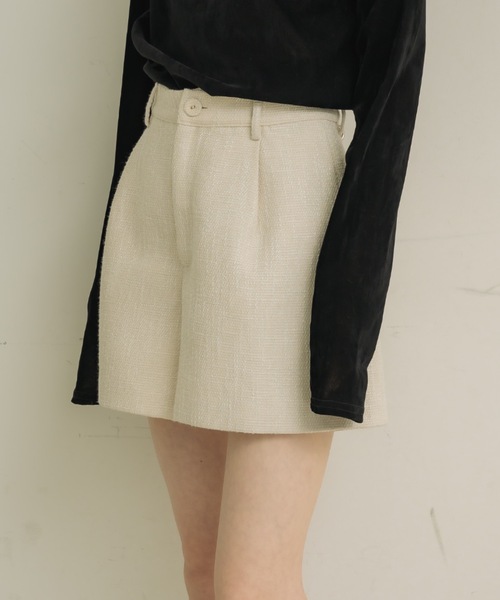 NEUNA(ヌナ)の「【セットアップ可能!】ツイードハーフパンツ(その他パンツ・レディース・ブラック/ブルー/アイボリー・FREE)」の13枚目の写真