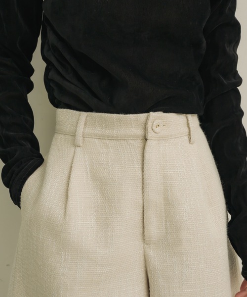 NEUNA(ヌナ)の「【セットアップ可能!】ツイードハーフパンツ(その他パンツ・レディース・ブラック/ブルー/アイボリー・FREE)」の18枚目の写真
