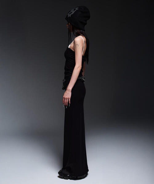ROYAL FLASH(ロイヤルフラッシュ)の「MITSUKI/ミツキ/BUST POINT FIT DRESS(ワンピース・レディース・ブラック/グレー・F)」の22枚目の写真