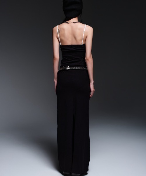 ROYAL FLASH(ロイヤルフラッシュ)の「MITSUKI/ミツキ/BUST POINT FIT DRESS(ワンピース・レディース・ブラック/グレー・F)」の7枚目の写真
