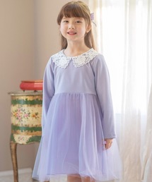 Catherine Cottage（キャサリンコテージ）の「レース襟チュールスカートワンピース 長袖（ワンピース）」