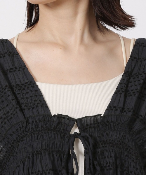 LAKOLE（ラコレ）の「モールストライプビスチェ / 588561（ベスト・レディース・アイボリー/ブラック/ブラウン/テラコッタ・FREE）」の17枚目の写真