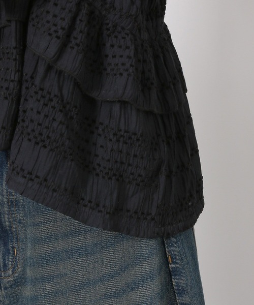 LAKOLE（ラコレ）の「モールストライプビスチェ / 588561（ベスト・レディース・アイボリー/ブラック/ブラウン/テラコッタ・FREE）」の19枚目の写真