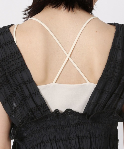 LAKOLE（ラコレ）の「モールストライプビスチェ / 588561（ベスト・レディース・アイボリー/ブラック/ブラウン/テラコッタ・FREE）」の20枚目の写真