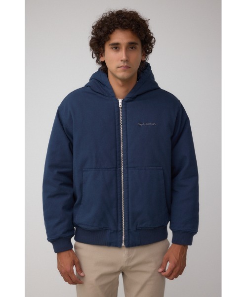 AZUL by moussy（アズールバイマウジー）の「リバーシブルダックブルゾン（ブルゾン・メンズ・ブラック/カーキ/ダークネイビー・MEDIUM/LARGE）」の6枚目の写真