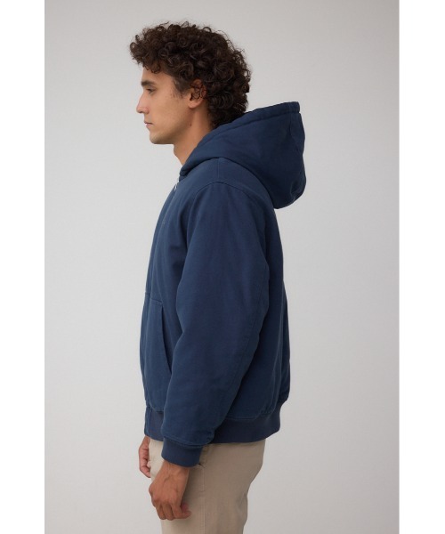 AZUL by moussy（アズールバイマウジー）の「リバーシブルダックブルゾン（ブルゾン・メンズ・ブラック/カーキ/ダークネイビー・MEDIUM/LARGE）」の7枚目の写真