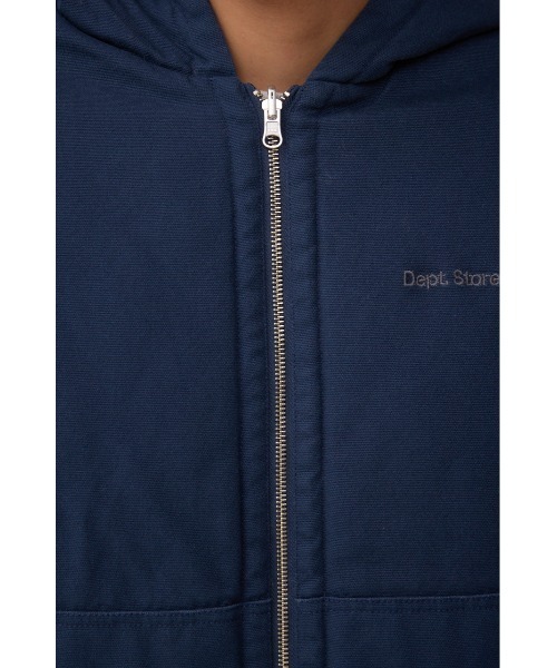 AZUL by moussy（アズールバイマウジー）の「リバーシブルダックブルゾン（ブルゾン・メンズ・ブラック/カーキ/ダークネイビー・MEDIUM/LARGE）」の9枚目の写真