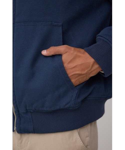 AZUL by moussy（アズールバイマウジー）の「リバーシブルダックブルゾン（ブルゾン・メンズ・ブラック/カーキ/ダークネイビー・MEDIUM/LARGE）」の14枚目の写真