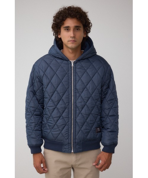 AZUL by moussy（アズールバイマウジー）の「リバーシブルダックブルゾン（ブルゾン・メンズ・ブラック/カーキ/ダークネイビー・MEDIUM/LARGE）」の17枚目の写真