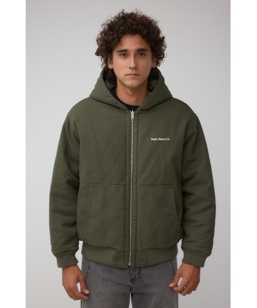 AZUL by moussy（アズールバイマウジー）の「リバーシブルダックブルゾン（ブルゾン・メンズ・ブラック/カーキ/ダークネイビー・MEDIUM/LARGE）」の22枚目の写真